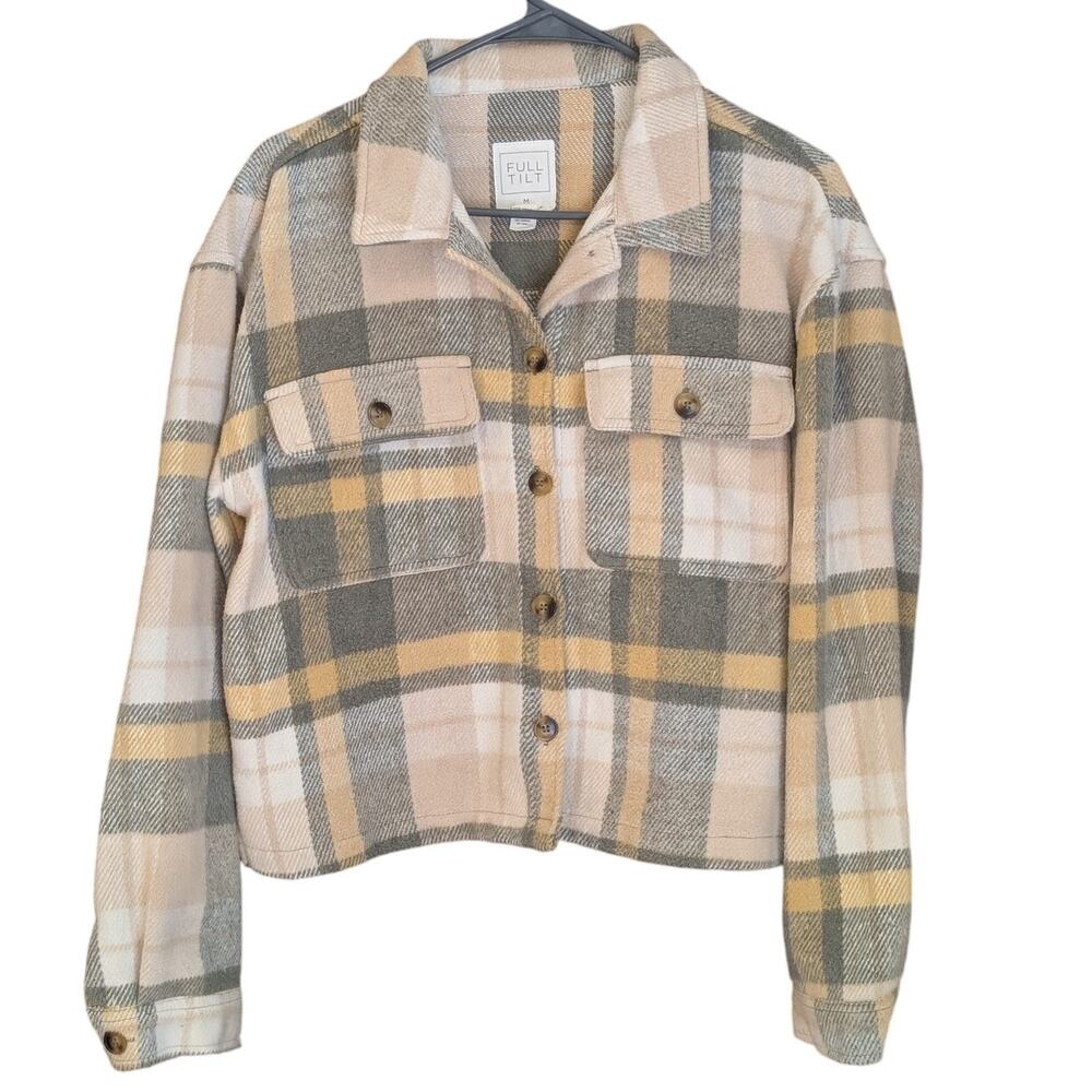 Full Tilt Fall Plaid Jacket Medium (Runs Large)